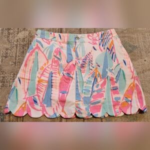 Lilly Pulitzer Collete Out Of Sea Skort. Size 8. EUC.